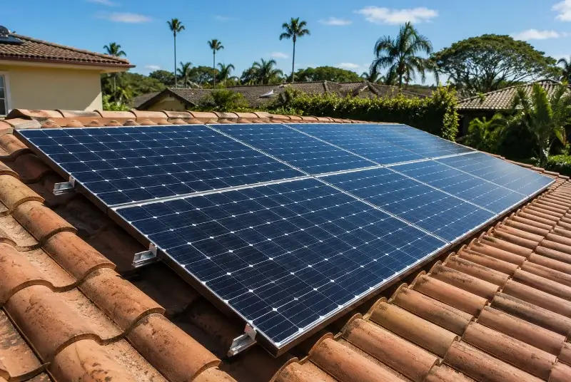 Installation de panneaux solaires à Chaussan